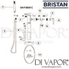 Bristan Sail Floor Standing Bath Shower Mixer Spares